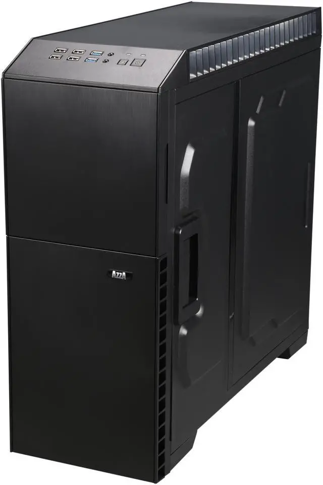 Alt view image 3 of 9 - AZZA CSAZ-8100B Black SECC ATX Full Tower Computer Case
