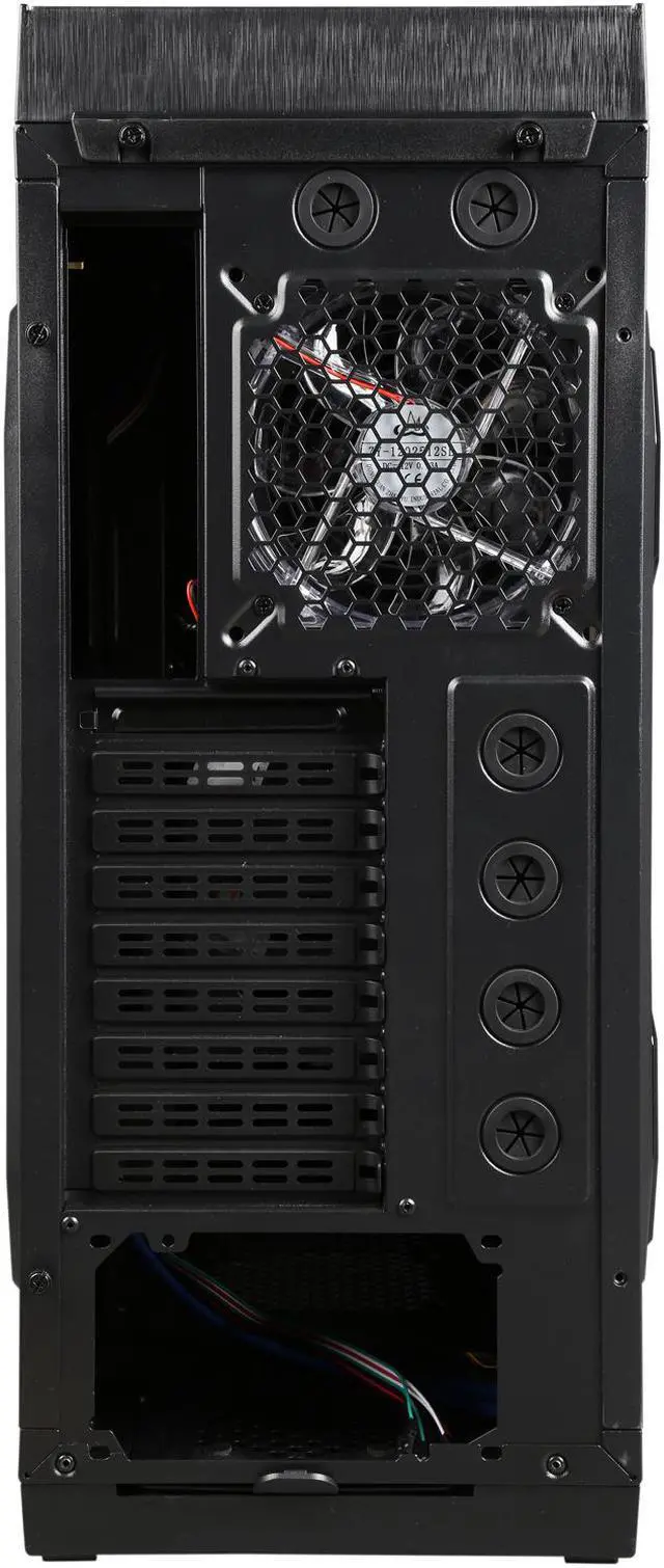 Alt view image 5 of 9 - AZZA CSAZ-8100B Black SECC ATX Full Tower Computer Case