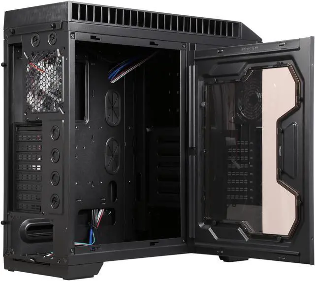 Alt view image 6 of 9 - AZZA CSAZ-8100B Black SECC ATX Full Tower Computer Case