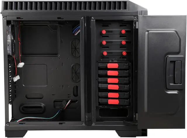 Alt view image 7 of 9 - AZZA CSAZ-8100B Black SECC ATX Full Tower Computer Case