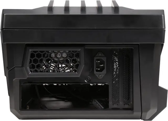 Alt view image 6 of 8 - AZZA CSAZ-105 Black / Red SECC Mini-ITX Computer Case Regular PS2 ATX power supply Power Supply