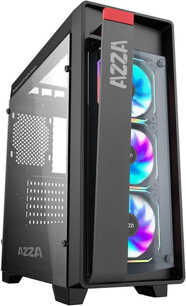 Main image of AZZA Obsidian 270 CSAZ-270 Black Steel / Tempered Glass ATX Mid Tower Computer Case