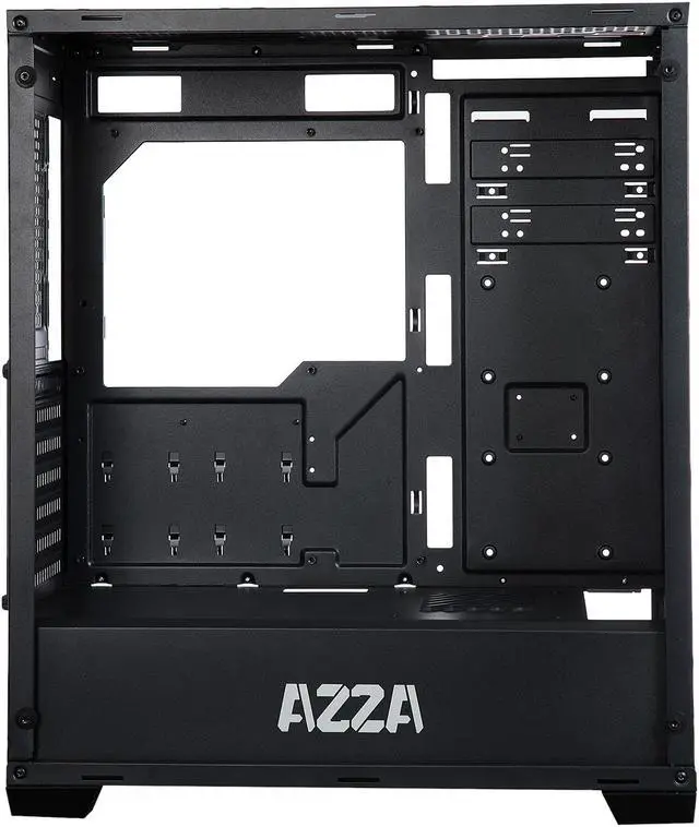 Alt view image 5 of 10 - AZZA INFERNO 310 DH CSAZ-310DH Black ATX Mid Tower Computer Case