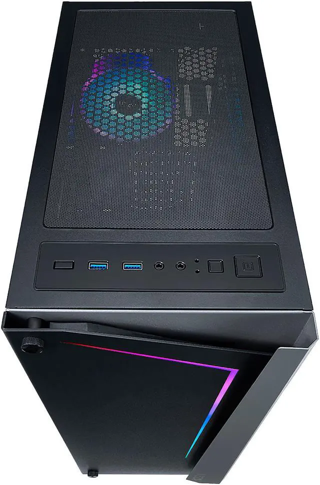 Alt view image 3 of 8 - AZZA APOLLO 430 CSAZ-430B-DF1 Black ATX Mid Tower Computer Case