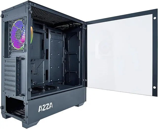 Alt view image 5 of 8 - AZZA APOLLO 430 CSAZ-430B-DF1 Black ATX Mid Tower Computer Case