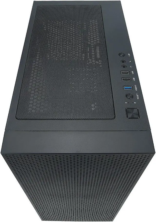 Alt view image 3 of 8 - AZZA CELESTA CSAZ-340F Black Steel / Plastic / Tempered Glass ATX Mid Tower Computer Case with Addressable RGB Light Strip in the Front