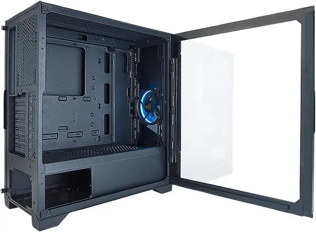 Alt view image 8 of 15 - AZZA ECLIPSE 440 / Gaming / ATX Mid-Tower  / Tempered Glass / Black / Steel   / 1 x 120mm ARGB fan included