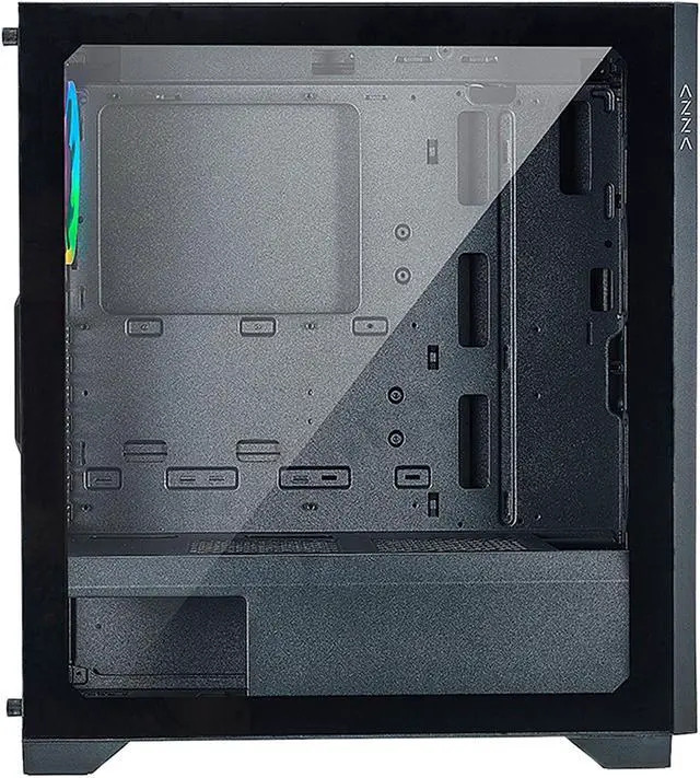 Alt view image 7 of 17 - AZZA HIVE 450 / Gaming / ATX Mid-Tower /  / Tempered Glass / Black / Steel / 1 x 120mm fan included