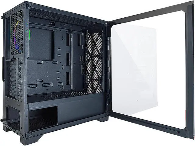 Alt view image 10 of 17 - AZZA HIVE 450 / Gaming / ATX Mid-Tower /  / Tempered Glass / Black / Steel / 1 x 120mm fan included