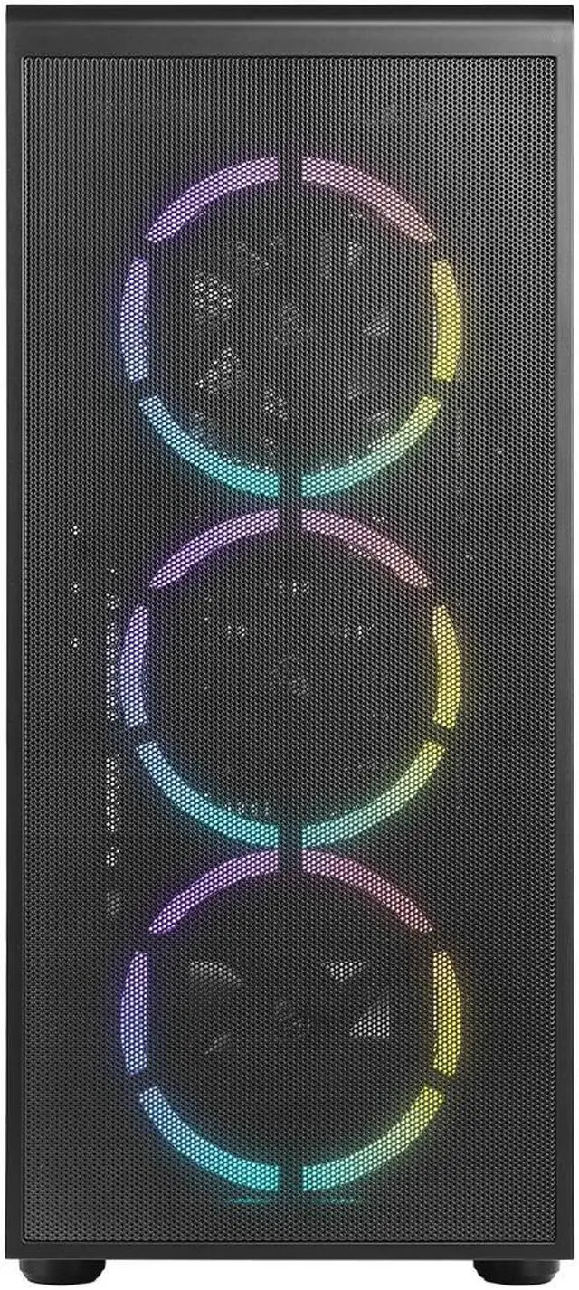 Alt view image 2 of 4 - AZZA Prime CSAZ-360 Black Steel / Tempered Glass ATX Mid Tower ATX Mid-Tower Case