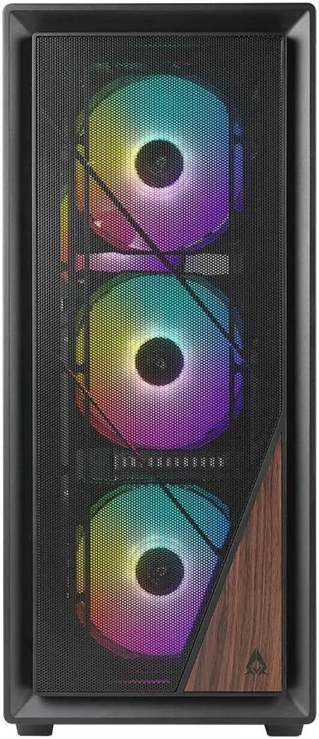 Alt view image 2 of 5 - AZZA CSAZ-370 FOREST Black ATX Mid Tower Case