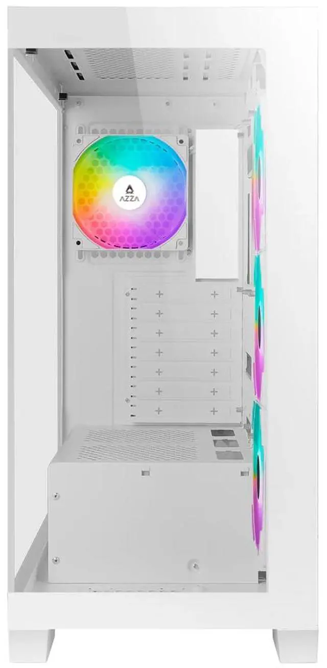 Alt view image 2 of 5 - AZZA CSAZ-570W White ATX Mid Tower Cases (Computer Cases - ATX Form)