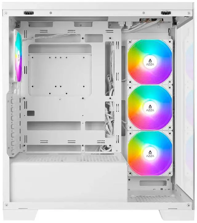 Alt view image 3 of 5 - AZZA CSAZ-570W White ATX Mid Tower Cases (Computer Cases - ATX Form)