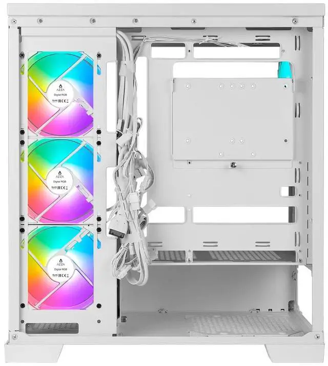 Alt view image 4 of 5 - AZZA CSAZ-570W White ATX Mid Tower Cases (Computer Cases - ATX Form)
