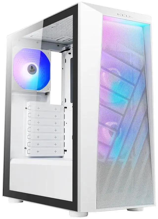 Main image of AZZA SENTINEL WHITE CSAZ-203A01W White ATX Mid Tower Case
