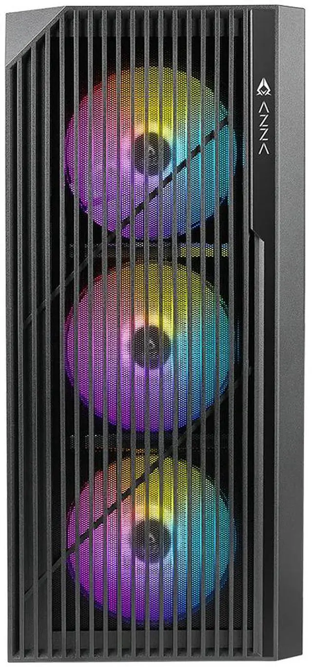 Alt view image 2 of 5 - AZZA SOURCE CSAZ-203A02 Black ATX Mid Tower Case