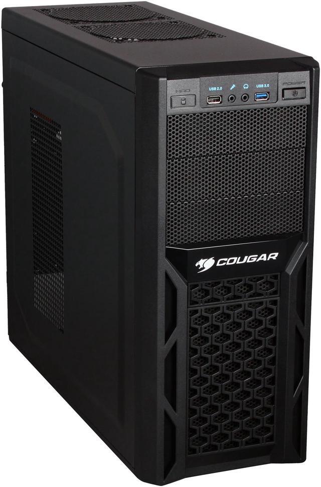 特別セーフ ATX Steel Black Solution COUGAR Mid with Case Computer Tower 洋楽