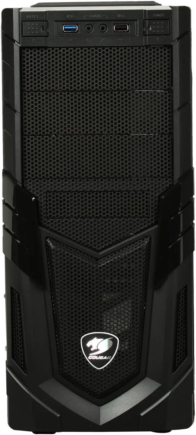 Alt view image 2 of 10 - COUGAR Volant Black Steel ATX Mid Tower Computer Case
