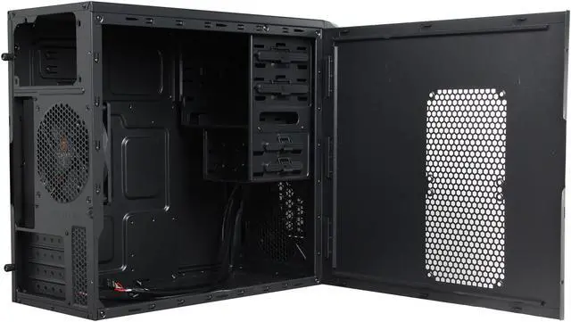 Alt view image 5 of 9 - COUGAR Spike Black Steel / Plastic Micro ATX Mini Tower Gaming Case with USB 3.0 and 12CM Cougar Fan
