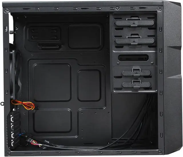 Alt view image 6 of 9 - COUGAR Spike Black Steel / Plastic Micro ATX Mini Tower Gaming Case with USB 3.0 and 12CM Cougar Fan