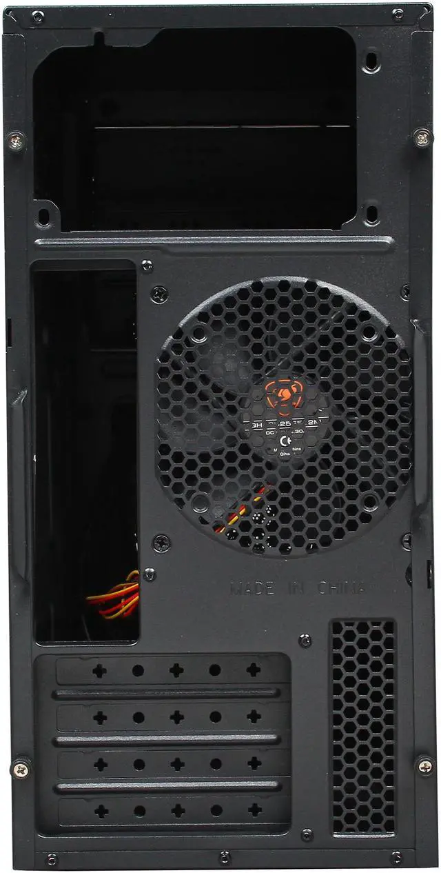 Alt view image 8 of 9 - COUGAR Spike Black Steel / Plastic Micro ATX Mini Tower Gaming Case with USB 3.0 and 12CM Cougar Fan
