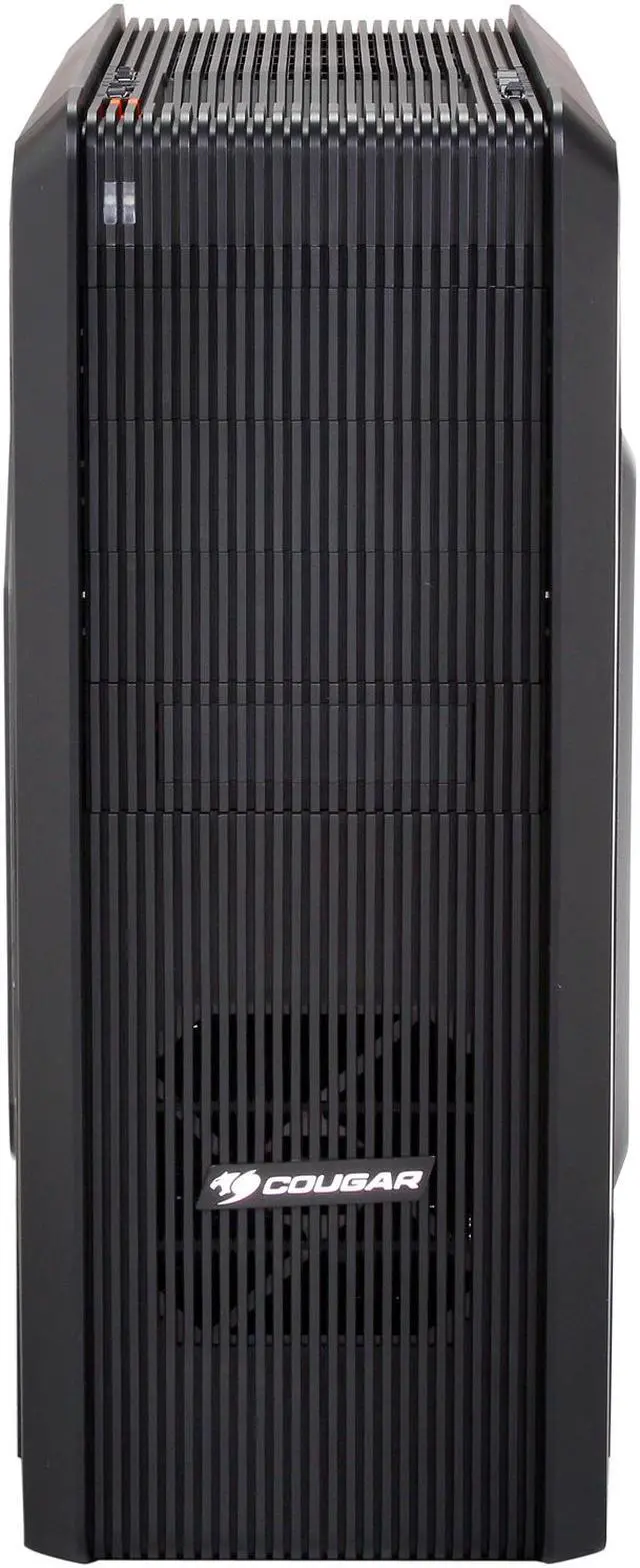 Alt view image 2 of 11 - COUGAR Pioneer Black Steel ATX Mid Tower Computer Case with 3 x 12cm COUGAR TURBINE HYPER-SPIN Bearing Silent Fans and USB 3.0