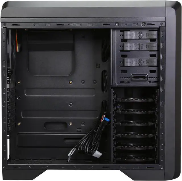 Alt view image 6 of 11 - COUGAR Pioneer Black Steel ATX Mid Tower Computer Case with 3 x 12cm COUGAR TURBINE HYPER-SPIN Bearing Silent Fans and USB 3.0