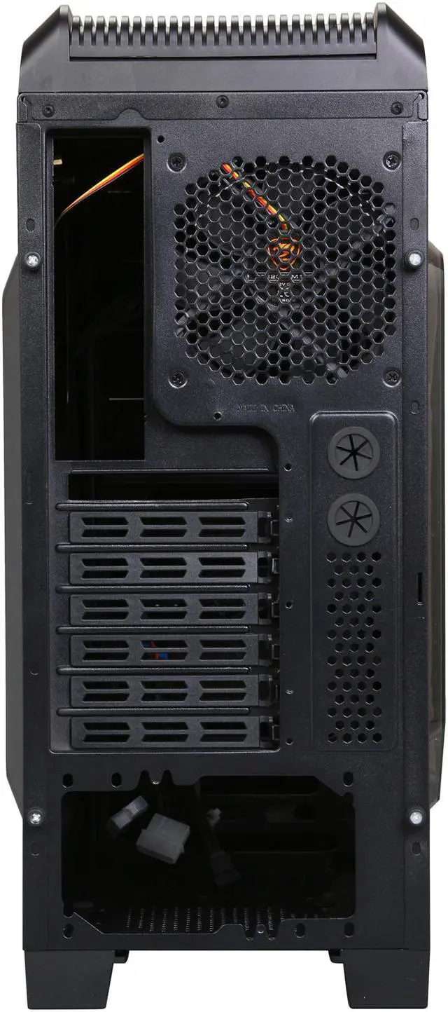Alt view image 10 of 11 - COUGAR Pioneer Black Steel ATX Mid Tower Computer Case with 3 x 12cm COUGAR TURBINE HYPER-SPIN Bearing Silent Fans and USB 3.0