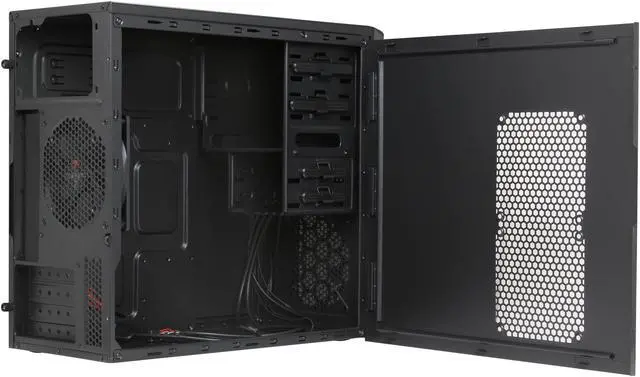 Alt view image 5 of 9 - COUGAR MG100 Black Steel Micro ATX Mini Tower Computer Case