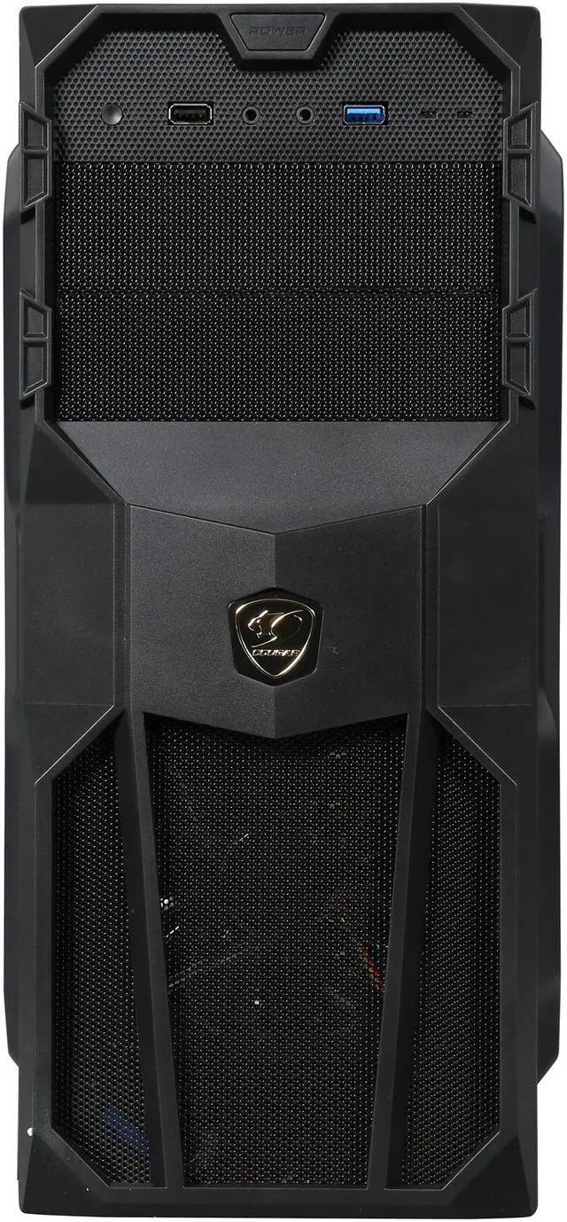 Alt view image 3 of 9 - COUGAR MX200 Black ATX Mid Tower Computer Case Standard ATX PS2 (optional) Power Supply
