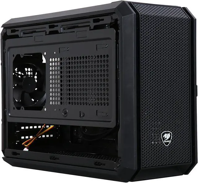 Alt view image 9 of 9 - COUGAR QBX-KAZE Mini-ITX Ultra-Compact Pro Gaming Mini-ITX Case