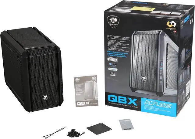 Alt view image 10 of 9 - COUGAR QBX-KAZE Mini-ITX Ultra-Compact Pro Gaming Mini-ITX Case