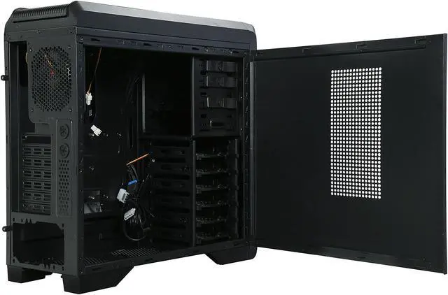Alt view image 5 of 10 - COUGAR Pioneer-X Black Steel ATX Mid Tower Computer Case