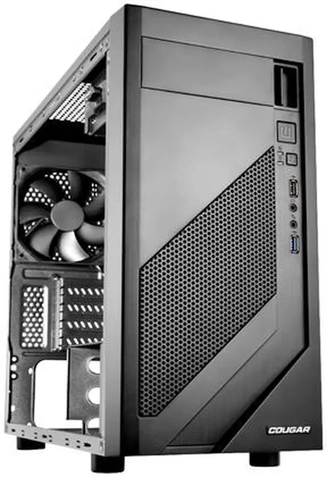 Alt view image 3 of 7 - COUGAR MG110 Micro ATX Mid Tower Micro ATX MG110 USB 3.0 Case Standard ATX PS2 Power Supply