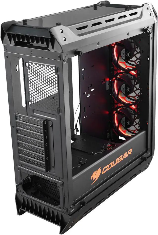 Alt view image 11 of 11 - COUGAR Panzer-G Black ATX Mid Tower LED Gaming Case