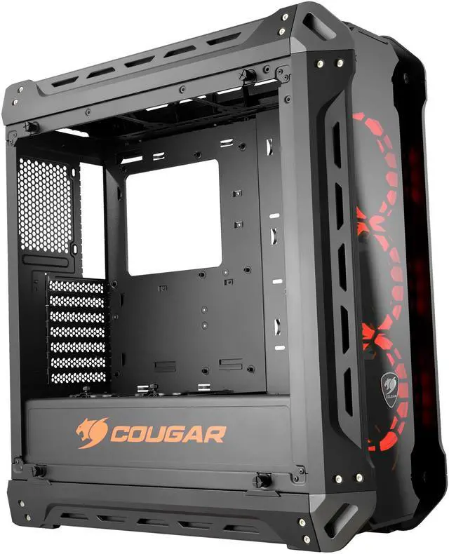 Alt view image 7 of 11 - COUGAR Panzer-G Black ATX Mid Tower LED Gaming Case