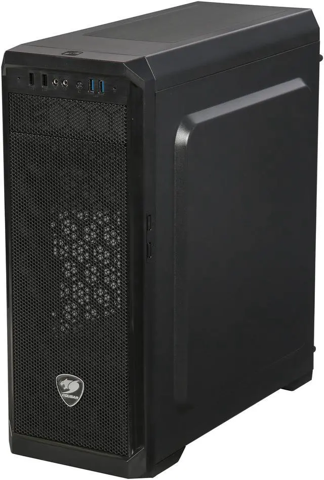 Alt view image 4 of 13 - Cougar MX330-G Mid Tower Case with Full Tempered Glass Window and USB 3.0
