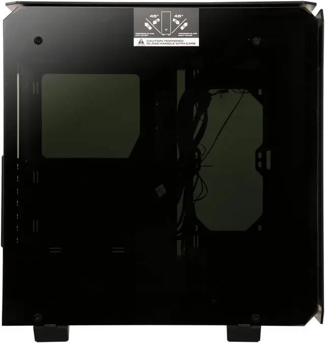 Alt view image 15 of 19 - COUGAR Puritas RGB Black ATX Mid Tower Gaming Case with Pure Tempered Glass Window