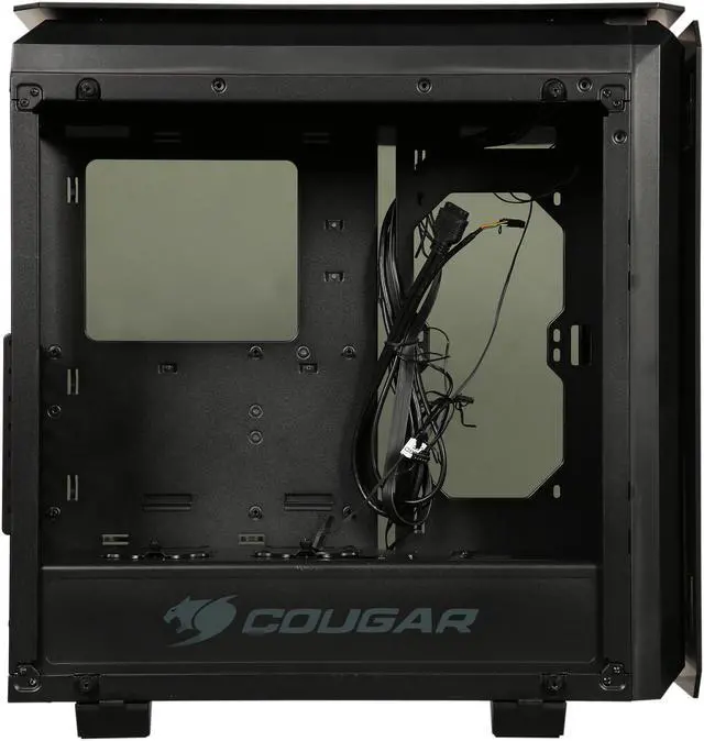 Alt view image 17 of 19 - COUGAR Puritas RGB Black ATX Mid Tower Gaming Case with Pure Tempered Glass Window