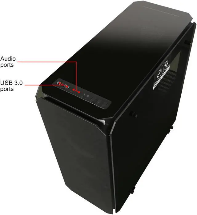 Alt view image 4 of 19 - COUGAR Puritas RGB Black ATX Mid Tower Gaming Case with Pure Tempered Glass Window