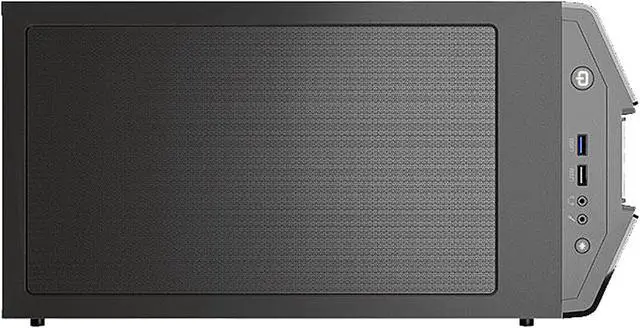 Alt view image 7 of 13 - COUGAR Gemini M-Iron Gray Iron Gray Mini Tower Computer Case w/ Integrated Trelux RGB Lighting