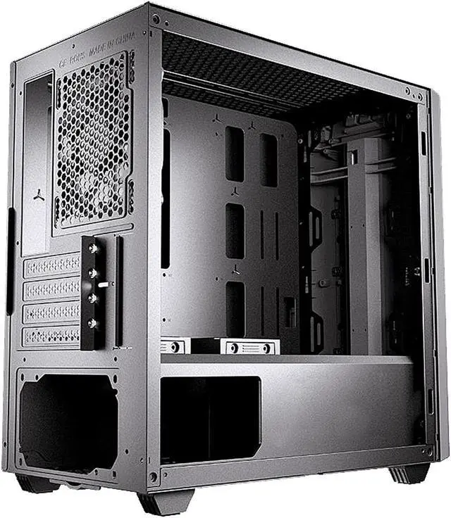 Alt view image 9 of 13 - COUGAR Gemini M-Iron Gray Iron Gray Mini Tower Computer Case w/ Integrated Trelux RGB Lighting