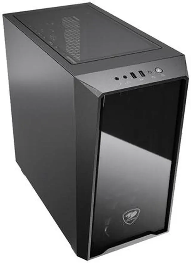 Alt view image 4 of 7 - COUGAR MG120 Black Micro ATX Mini Tower Elegant and Compact Case