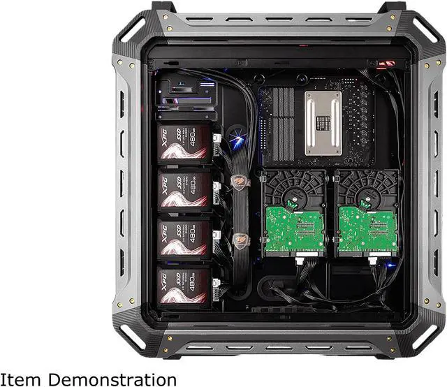 Alt view image 14 of 20 - Cougar Panzer Max-G Black ATX Full Tower Gaming Case