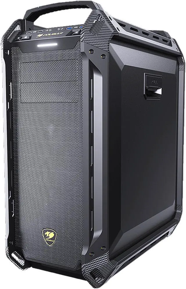 Alt view image 7 of 20 - Cougar Panzer Max-G Black ATX Full Tower Gaming Case