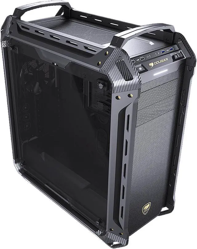 Alt view image 8 of 20 - Cougar Panzer Max-G Black ATX Full Tower Gaming Case