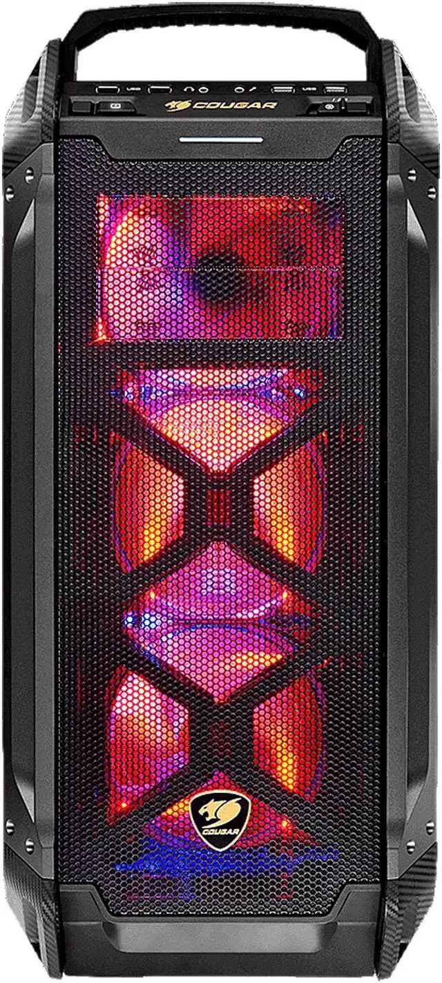 Alt view image 3 of 20 - Cougar Panzer Max-G Black ATX Full Tower Gaming Case