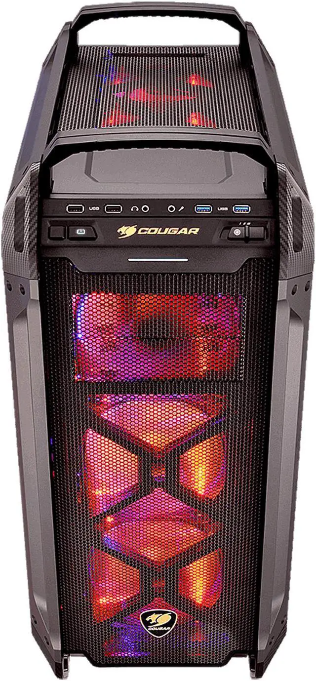 Alt view image 6 of 20 - Cougar Panzer Max-G Black ATX Full Tower Gaming Case