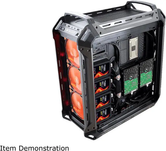 Alt view image 17 of 20 - Cougar Panzer Max-G Black ATX Full Tower Gaming Case