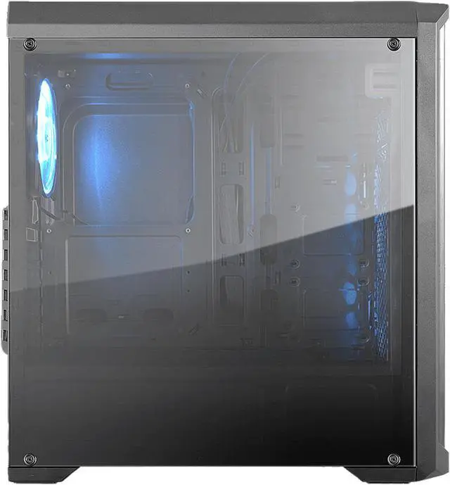 Alt view image 7 of 14 - COUGAR MX330-G Air Black Steel / Tempered Glass ATX Mid Tower Computer Case